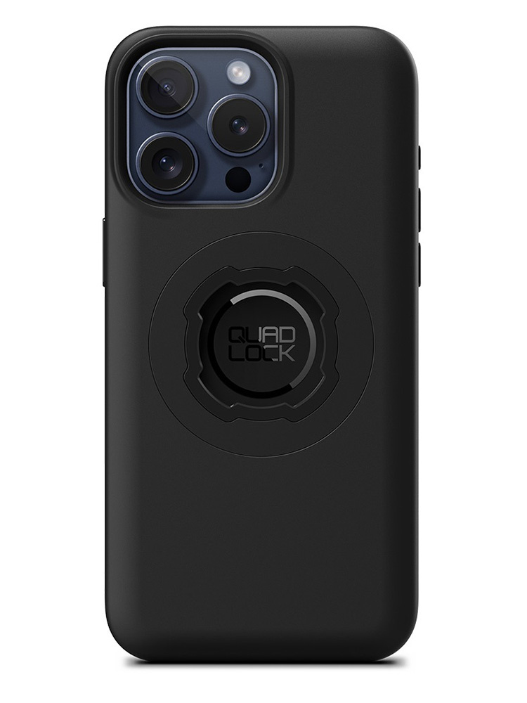 Zestaw rowerowy: etui MAG na telefon iPhone 16 Pro Max (magnetyczne) + wodoodporny pokrowiec MAG + mocowanie Quad Lock