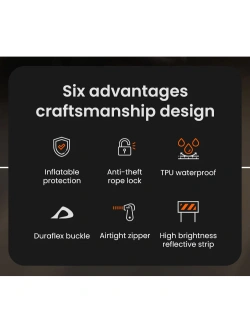 Torby na gmole Loboo Wanderer wodoodporne, pompowane [pojemność: 6l]