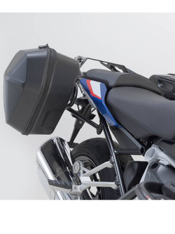 Zestaw: kufry boczne plastikowe Urban ABS + stelaże SLC Sw-Motech BMW R 1200 R (14-18), R 1250 R (18-25)/ RS (18-) [pojemność: 2 x 16,5l]