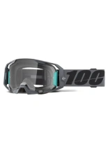 Gogle motocyklowe 100% ARmatic z przeźroczystą szybką szaro-niebieskie