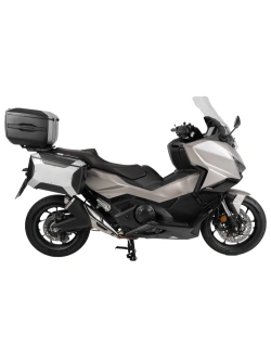 Zestaw: stelaż Smartrack z kufrem centralnym czarno-srebrnym Hepco&Becker Xcore Honda Forza 750 (21-)