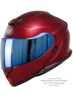 Kask szczękowy Shoei Neotec 3 Garnet Metallic czerwony