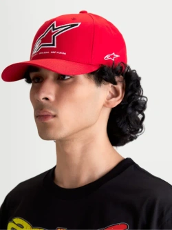 Czapka z daszkiem Alpinestars Lineout czerwona