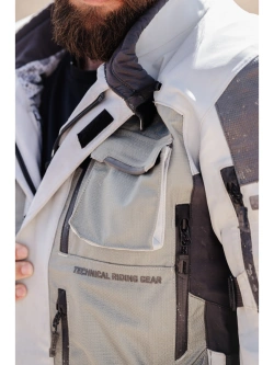 Kurtka motocyklowa tekstylna Klim Badlands Pro szara