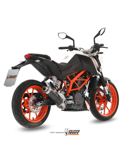 Pełny układ wydechowy (GP) MIVV do KTM Duke 390 (13-16) carbon