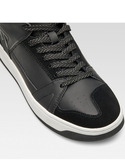 Buty motocyklowe XPD Moto-1 Leather Sneakers czarno-białe