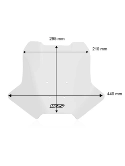 Szyba motocyklowa WRS Touring Yamaha MT-09 (24-) przezroczysta