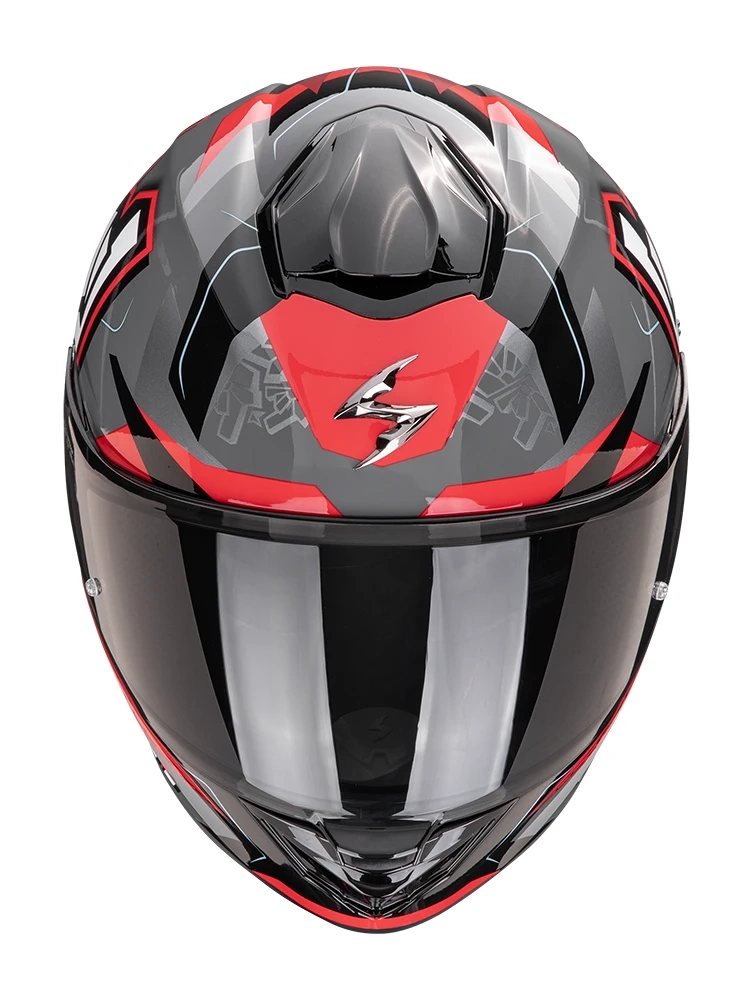 Kask integralny Scorpion EXO-530 AIR Rok szaro-czarno-czerwony