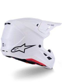 Kask enduro Alpinestars SM7 biały połysk
