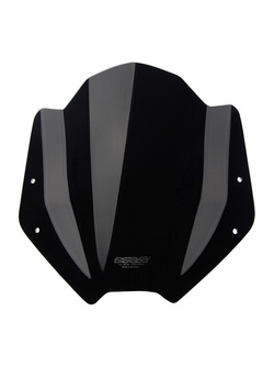 Szyba motocyklowa MRA "SH" + zestaw montażowy HKS-D BMW R 1200 R (06-14) czarna