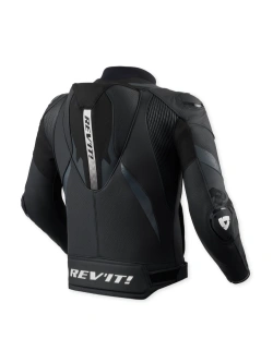 Kurtka motocyklowa skórzana REV’IT! Hyperspeed 3 Pro czarno-antracytowa