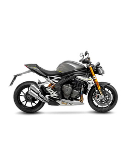 Podwójny tłumik motocyklowy LeoVince LV-10 [Slip-On, Stainless Steel] do Triumph Speed Triple 1200 RR/ RS (21-24)