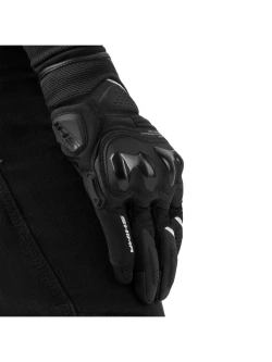 Rękawice motocyklowe damskie Shima Spark 3.0 czarno-białe