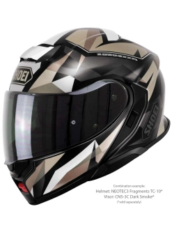 Kask szczękowy Shoei Neotec 3 Fragments TC-10 brązowo-szary