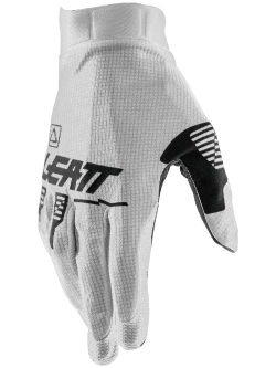 Rękawice cross dziecięce Leatt Moto 1.5 Mini/ Junior biało-szare
