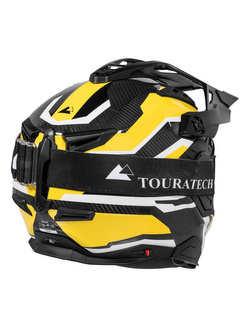Kask adventure Touratech Aventuro Pro Carbon czarno-biało-zółty