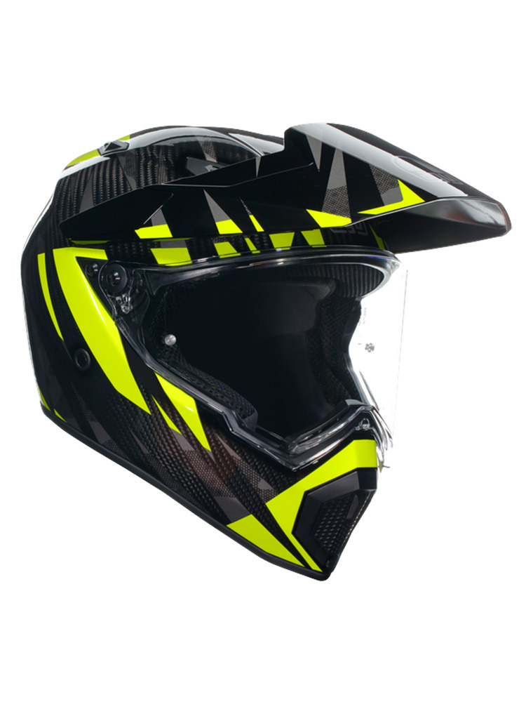 Kask adventure AGV AX9 Steppa szaro-fluo