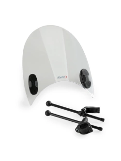 Szyba motocyklowa PUIG Halcyon Aprilla/ Benelli/ BMW/ Cagiva/ Ducati/ Harley Davidson/ Husqvarna/ Indian/ Kawasaki/ Keeway/ Kymco/ Suzuki/ Triumph/ Voge/ Yamaha (wybrane modele) przeźroczysta