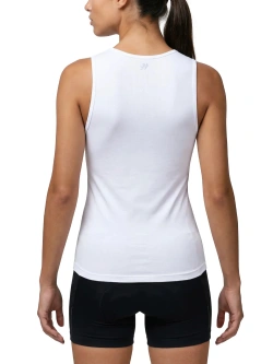 Koszulka termoaktywna bez rękawów SIXS Breezy Touch biała unisex