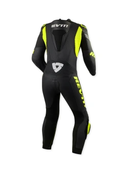 Kombinezon motocyklowy jednoczęściowy REV’IT! Argon 3 czarno-fluo żółty