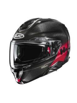 Kask szczękowy HJC RPHA 91 Carbon Elig czarno-czerwony