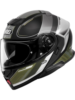 Kask szczękowy Shoei Neotec 3 Sharpen TC-11 czarno-zielony