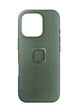 Etui Peak Design Mobile Everyday Fabric do smartfona iPhone 16 Pro zielone