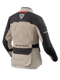 Kurtka motocyklowa damska tekstylna REV’IT! Outback 5 H2O brązowo-czarna