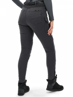 Jeansy motocyklowe damskie Shima Giro 3.0 szare