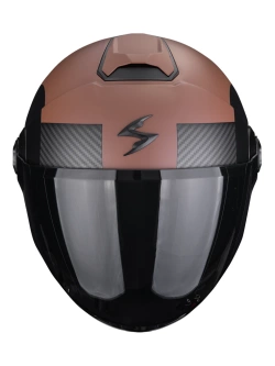 Kask otwarty Scorpion Exo-City II Sheer brązowo-czarny matowy