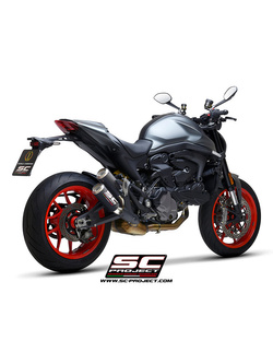 Tłumik motocyklowy podwójny SC-Project CR-T Ducati Monster 937 (21-24) carbon