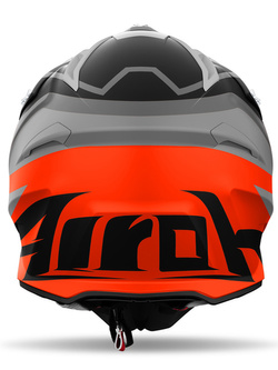 Kask enduro Airoh Aviator Ace 2 Ground szaro-pomarańczowy