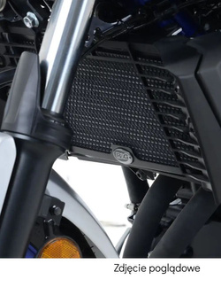 Osłona chłodnicy R&G Yamaha YZF-R25 (14-20)/ YZF-R3 (15-24)/ MT-25 (16-)/ MT-03 (16-) aluminiowa, czerwona