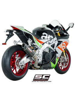 Tłumik Oval racing Carbon SC-Project do Aprilia RSV4 RF/RR 2017