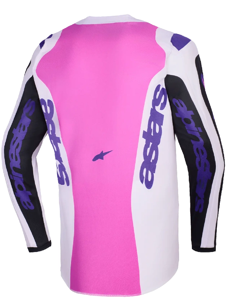 Bluza cross Alpinestars MX Fluid Grid czarno-szaro-fioletowa