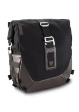 Zestaw: sakwa boczna Legend Gear LC2 + stelaż SLC SW-Motech Triumph Scrambler 1200 X (24-)/ XC (18-23)/ XE (18-) czarno-brązowa [poj.: 13.5 l; na lewą stronę]