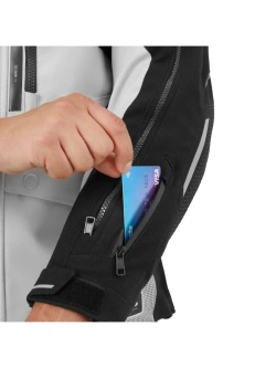 Kurtka motocyklowa tekstylna Shima Hero 3.0 G2 szaro-czarna