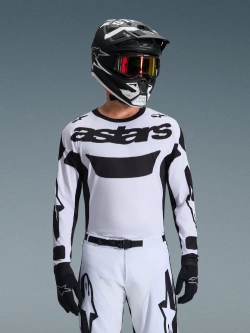 Bluza cross Alpinestars MX Racer Riway biało-czarna