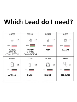 Przewód do kierunkowskazów Oxford Indicator Ducati [typ2]