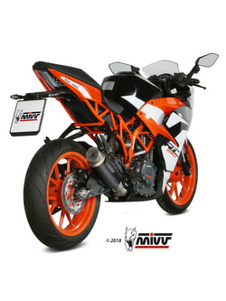 Tłumik motocyklowy Slip-On (GP Pro) MIVV do KTM RC 125 / Duke 125 / RC 390 / Duke 390 (17-20) czarny