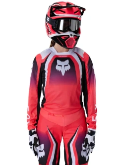 Bluza enduro damska Fox 180 Frame czarno-szaro-różowa