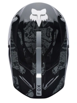 Kask enduro Fox V1 Bnkr czarno-szary