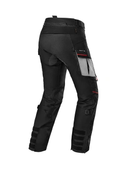 Spodnie motocyklowe damskie tekstylne Shima Tracker czarno-jasnoszare