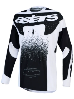 Bluza cross Alpinestars MX Techstar Swan czarno-biała