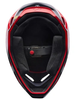 Kask enduro Fox V1 Frame czarno-biało-czerwony