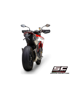 Tłumik SC-Project SC1-R Titanium / Carbon (Wersja wysoka) - Ducati Hypermotard 939 / SP [16-18]
