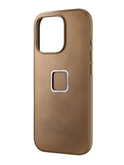 Etui Peak Design Mobile Everyday Clarino do smartfona iPhone 16 Pro brązowe