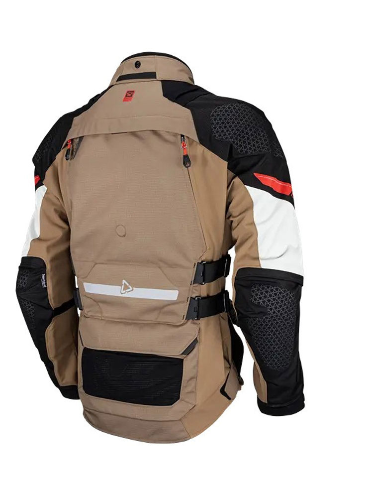 Kurtka motocyklowa tekstylna Leatt ADV MultiTour 7.5 brązowo-czarno-biała