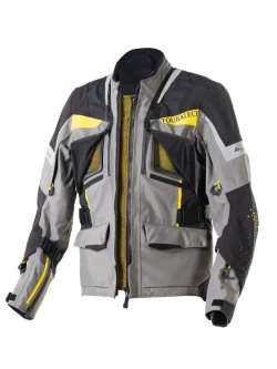 Kurtka motocyklowa tekstylna Touratech Companero Rambler Pro szaro-czarno-żółta