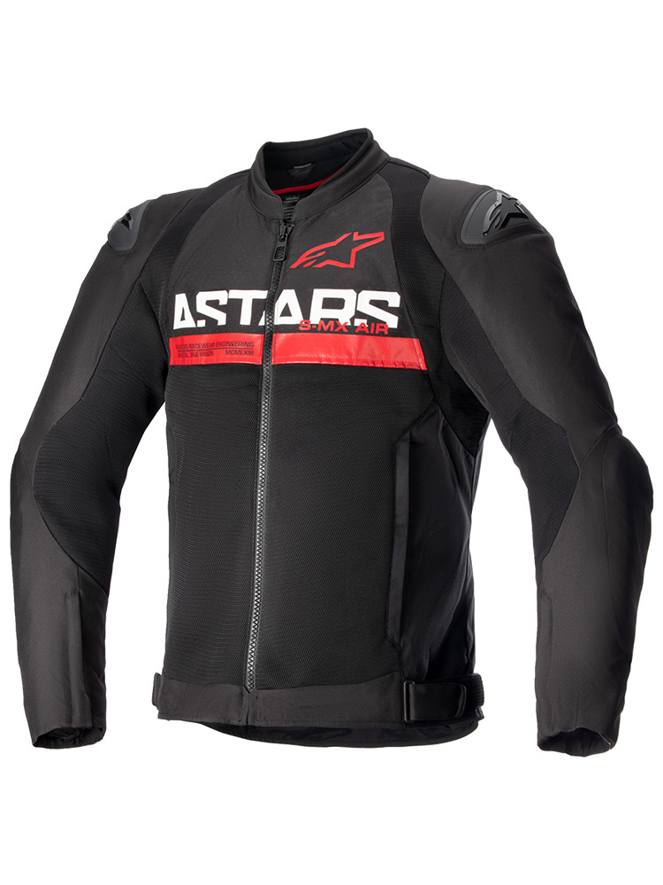 Kurtka motocyklowa tekstylna Alpinestars SMX Air czarno-czerwona